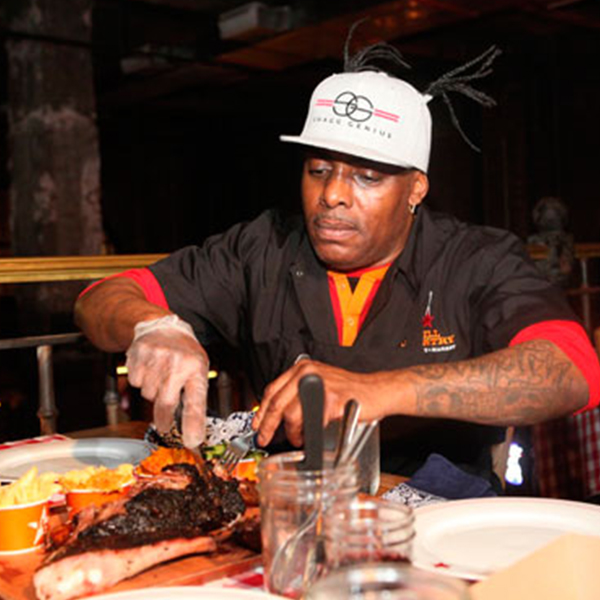 Coolio behind the scenes!